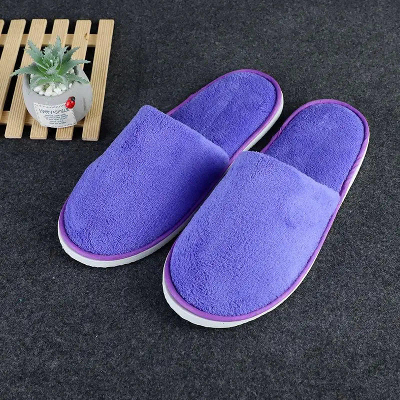 Women Indoor Slippers warm furry Home Slipper Winter Home shoes Women Men House Flat Closed Toe Slides for Bedroom Flip Flops