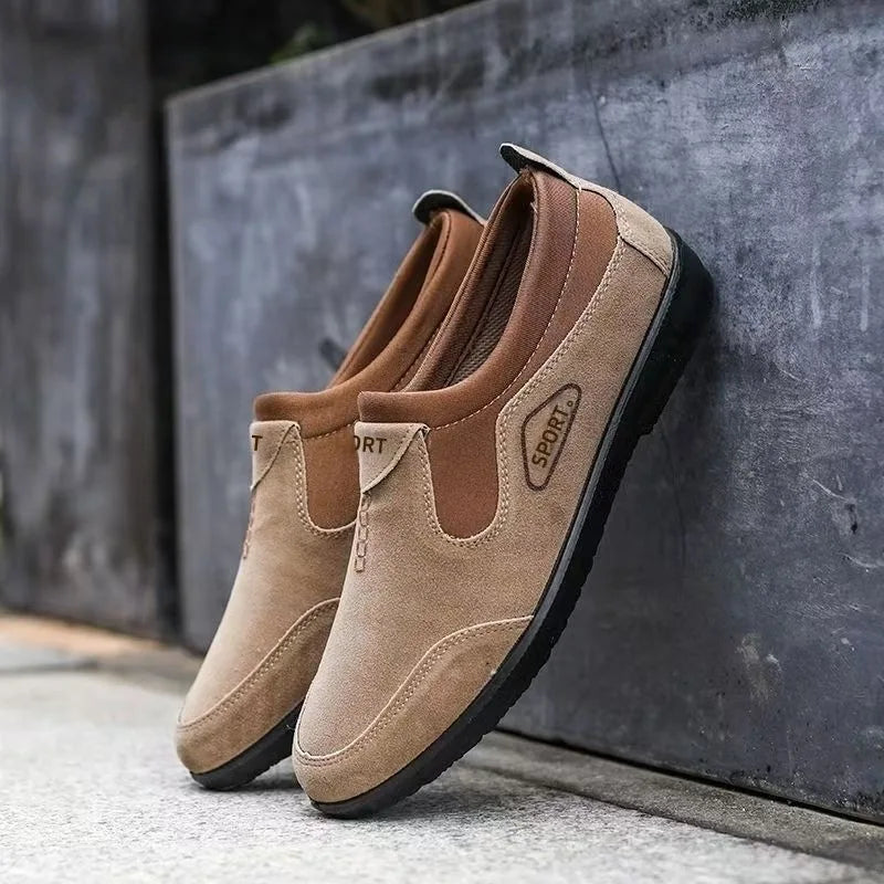 Men's sports soft-soled shoes, casual shoes, anti-slip lazy shoes, bean shoes, loafers