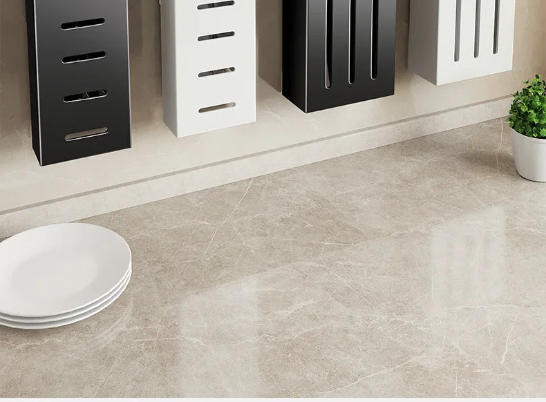 Kitchen knife holder, knife rack, non-perforation, wall-mounted storage box, kitchen organizer  kitchen items