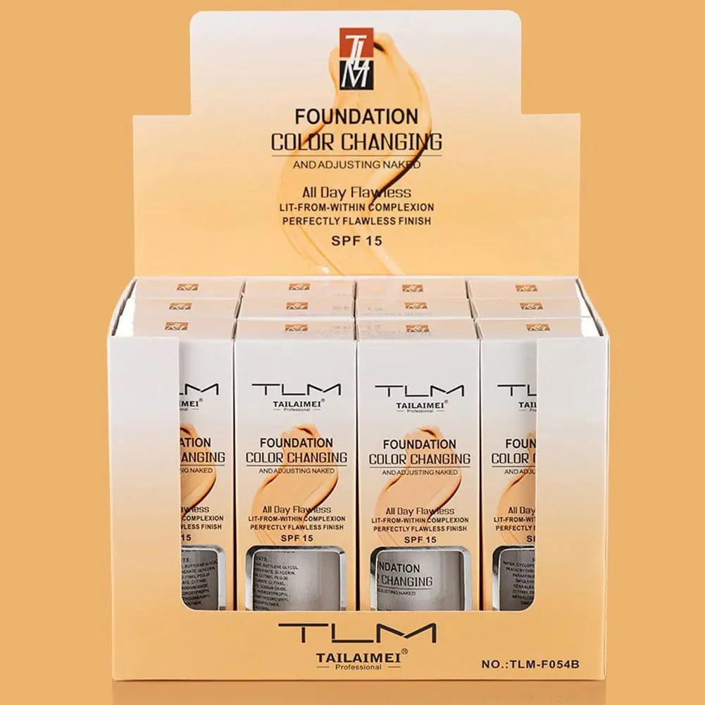 Liquid Foundation Colour Changing Full Coverage Concealer Makeup  Moisturizing Primer Cosmetics For All Skin Types