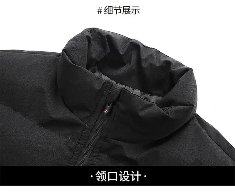 Men Down Jackets Parker Coat Parker Jacket 2025 New Thick Warm Winter Casual Cold and Waterproof Clothing Men's Puffer Jackets