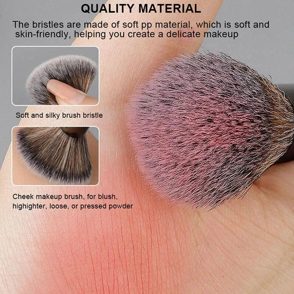 2 in 1 Dual-Ended Nose Contour U-Shaped Makeup Brush Makeup Brushes Foundation Loose Powder Blending Blush Brush Makeup Tool