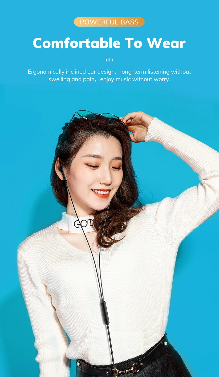 TOPK F20 in-ear Headphone HiFi Sound Quality Built In HD Mic Universal 3.5mm Plug Original High Quality Headset Sport Headset