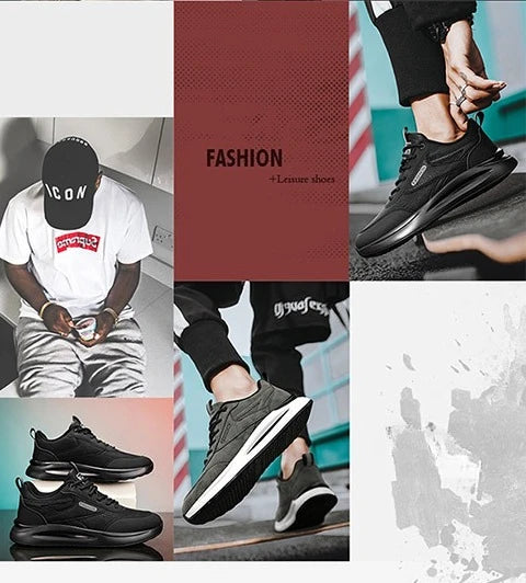 Men's Sneakers 2025 Spring Autumn New Waterproof Non Slip Wear-resistant Work Shoes Outdoor Fashion Lace Up Vintage Casual Shoes