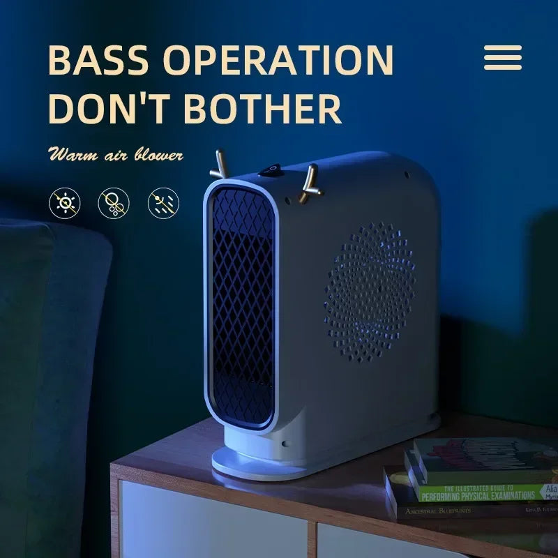 Portable Mini Electric Heater Fast Heating Energy Saving Handheld Warming Device Ideal For Home Use Dormitory Heating