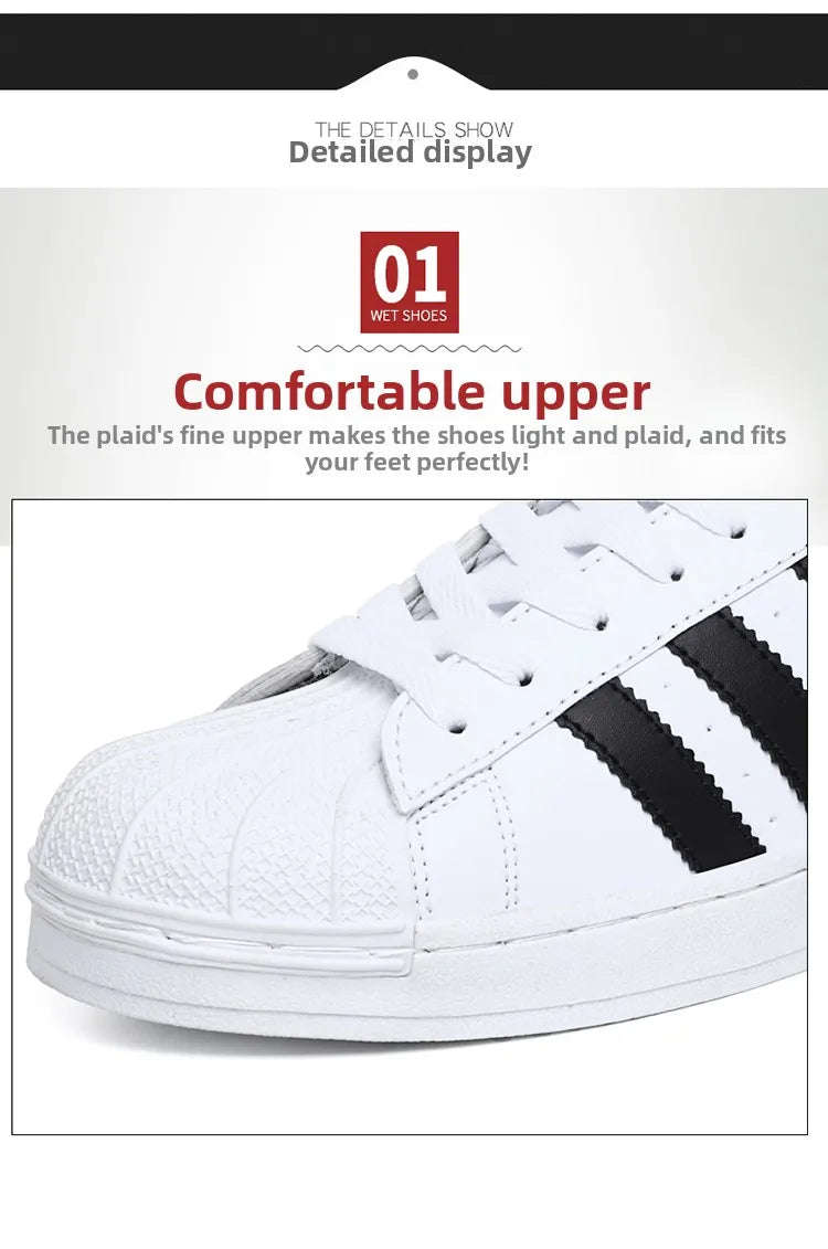 Couple Boardshoes Simple Basics Versatile Comfy Casual Light Walking Shoes New Hot Selling Men Women Student Little White Shoes