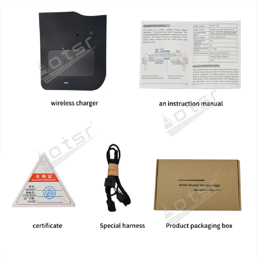 For Geely Emgrand 4th generation 2022 to 2023 Center Console Accessories Charging Pad Car Smart Accessories Module