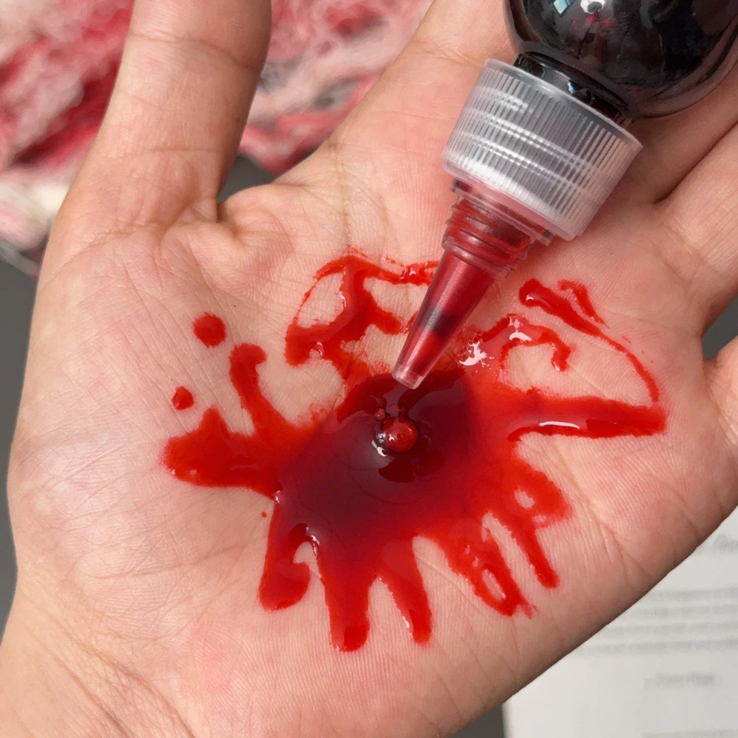 Halloween Fake Makeup Blood DIY Cosplay Prank Emulation Props Person Plasma Horror Festival Party Decorations 30/60/100/200ML
