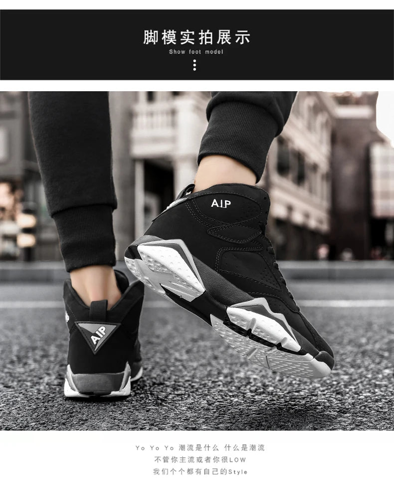 Men Basketball Shoes Fashion Non-slip Mens Casual Sneakers Man Sports High Quality Outdoor Jogging Shoes Boys Athletic Wear Traf