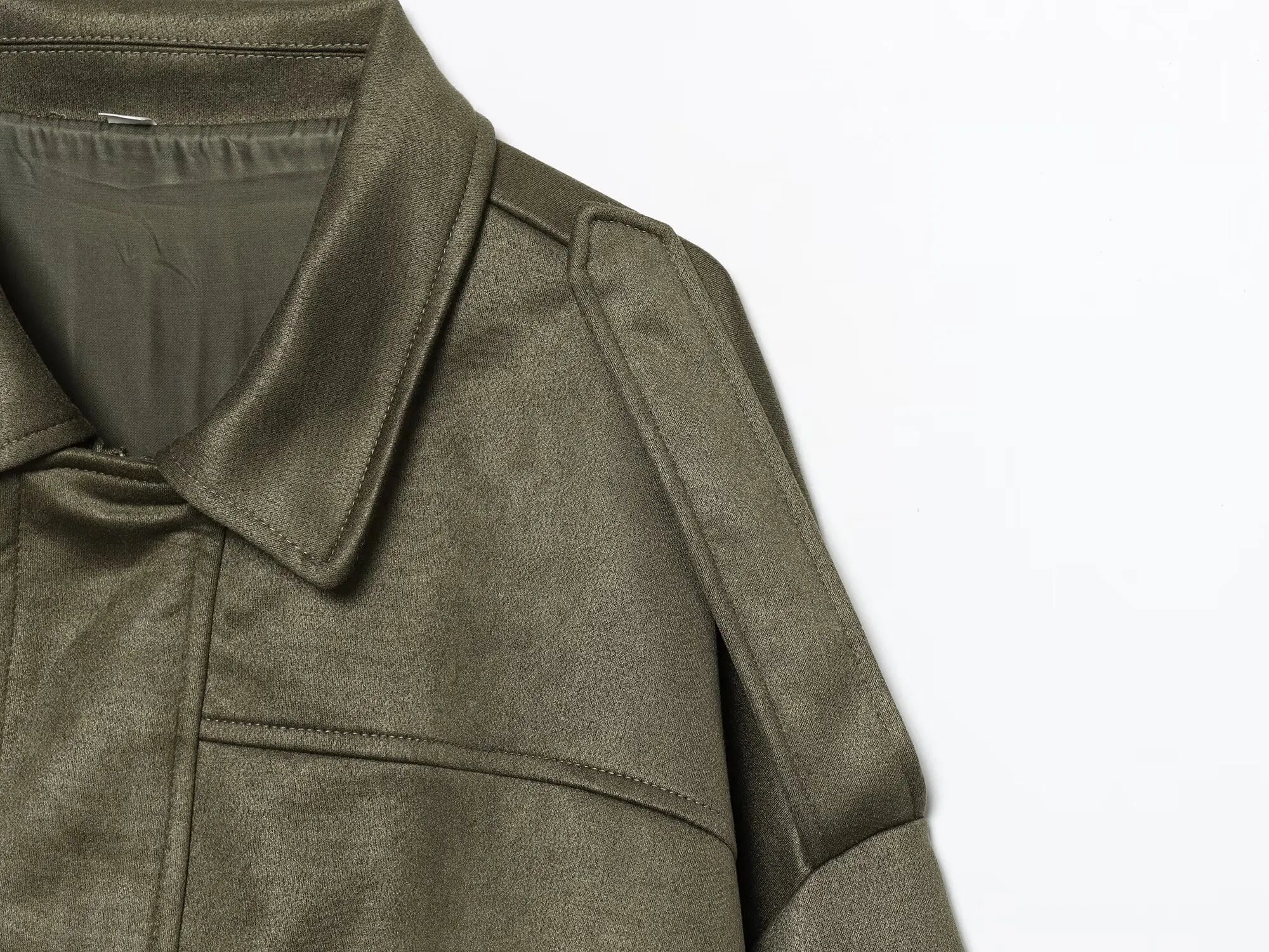 Women's Fashion Jacket Chic Street Fashion Coat: Elegant Women's Autumn Jacket with Loose Bat Sleeves for Youth