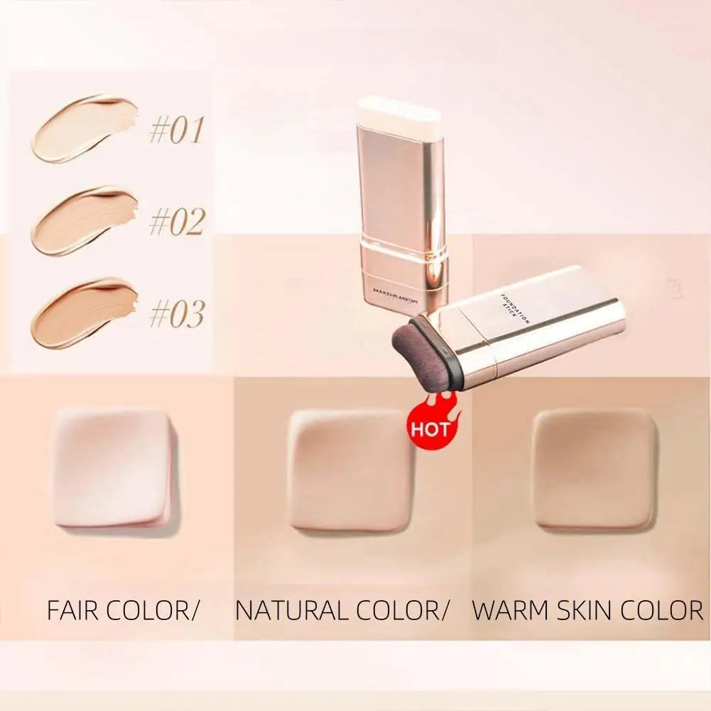 Two In One Foundation Make-up Stick Moisturizes, Thin, Lasting, Refreshing And Does Not Take Off Makeup