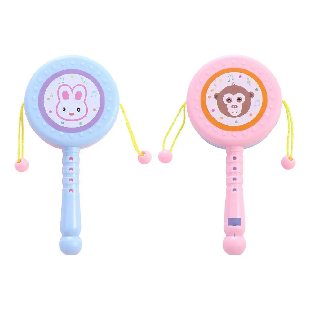 Kids Musical Toy Children' Day Gift Rattle Music Toys Kid Rattle Drum Musical Cartoon Rattle Musical Instruments Toys
