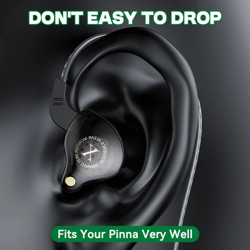 Mobile Wired Headphones Heavy Bass 3.5mm For Phone Earphones Stereo In Ear Headphones with Mic Earbuds Hifi Music Sport Headset