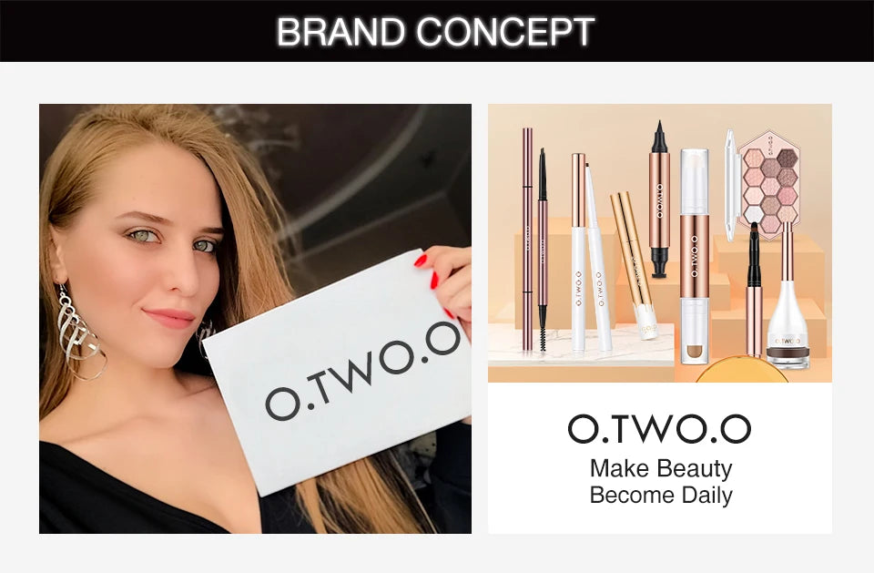 O.TWO.O Full Makeup Set Waterproof Mascara Eyeliner Foundation BB Cream Air Cushion Concealer Lipstick Face Primer Cosmetics Set