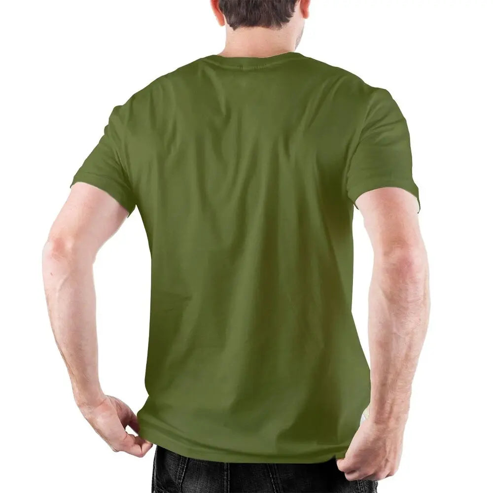 Men T-Shirts Mash 4077 TV Show Vintage Pure Cotton Tees Short Sleeve T Shirts Round Neck Clothes Classic