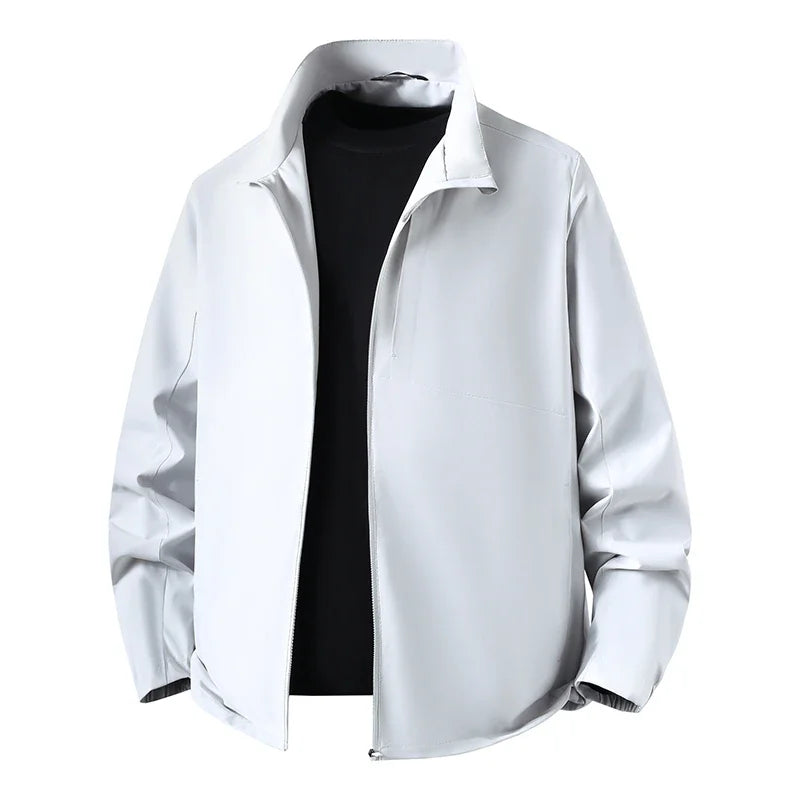 New Men's Casual Jacket Casual and Fashionable Windbreaker Waterproof and Versatile Outdoor Jacket