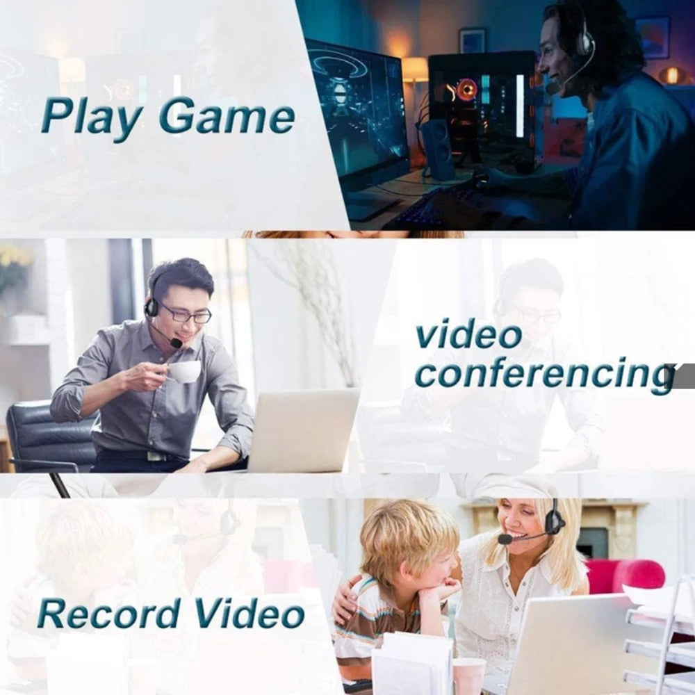 Call Center Wired Headset With Microphone Clear Voice Office School Pc Gaming With Microphone Usb Wired Computer Headset