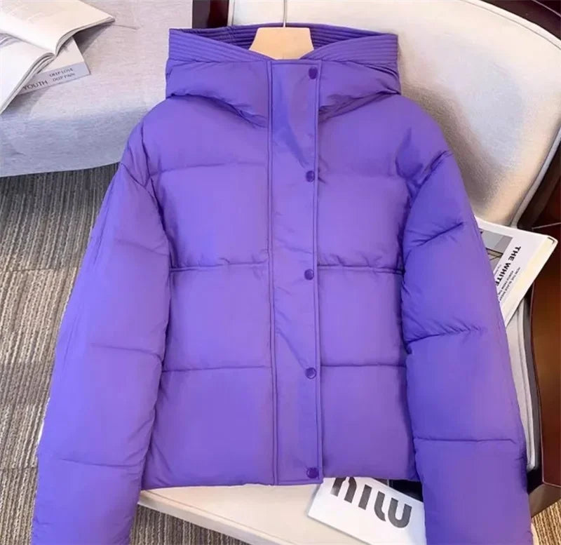 2025 New Women Jacket Winter Parka Down Cotton JacketsLoose Thick Warm Hooded Parkas Casual Long Coat Waterproof Outwear