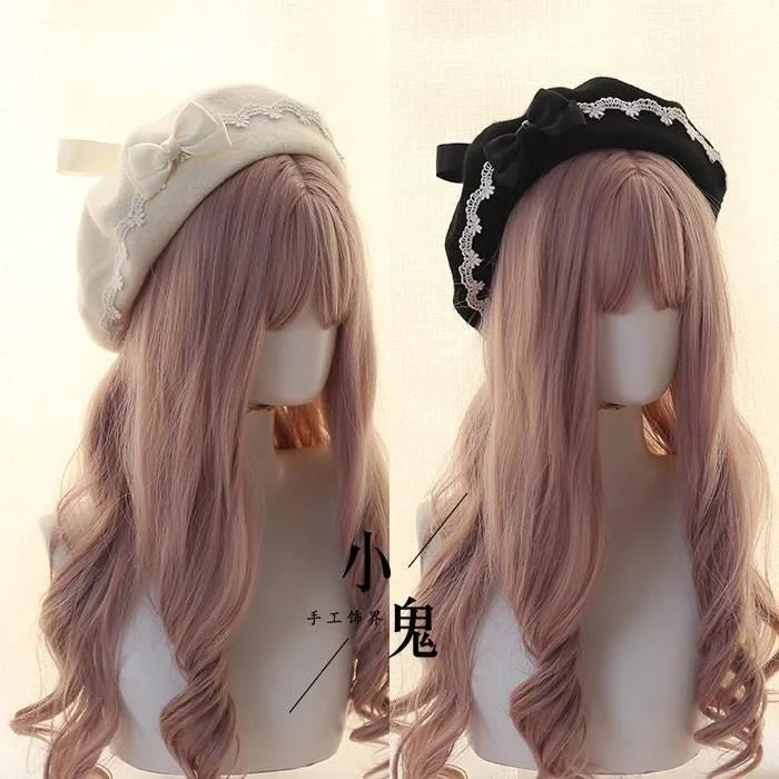 winter woman cap hats women winter accessories y2k women's fashion hat 2024 berets women Designer hat lolita cosplay cute things