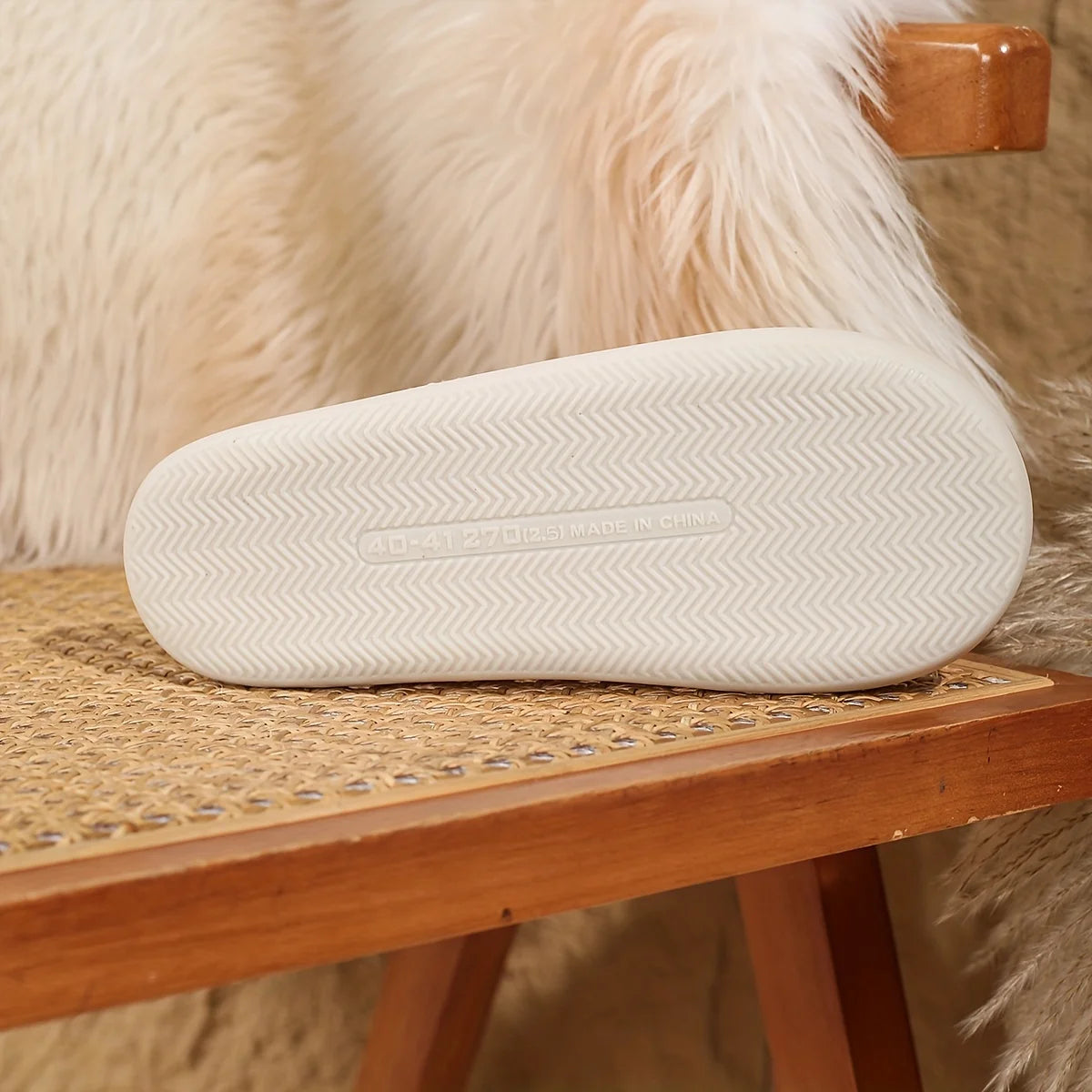 Winter Cartoon Embroidered Warm Non-Slip Indoor Slippers