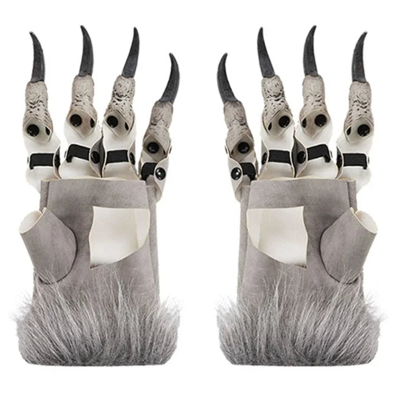 Halloween Werewolf Gloves Ghost Festival Horror Wolf Claw Party Cosplay Costume
