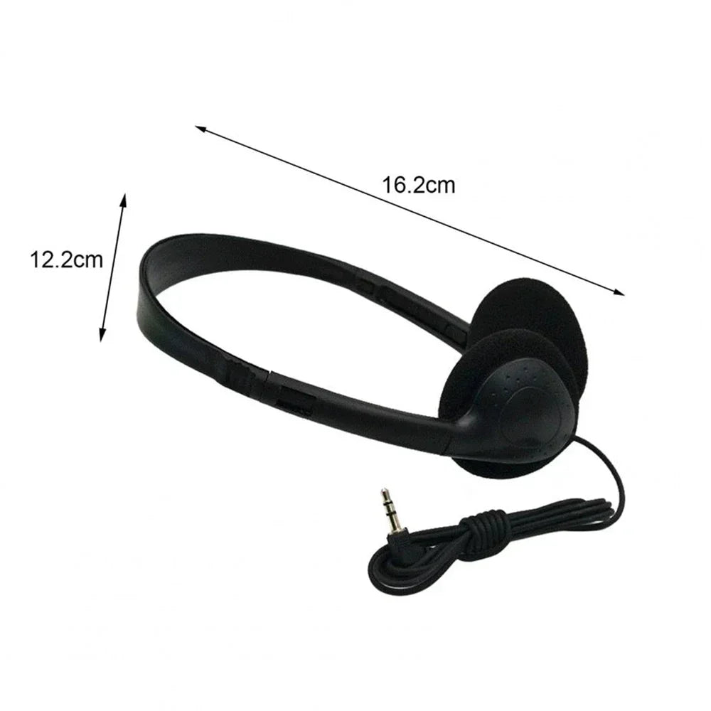 Computer Headphone No Microphone Gaming Headset Noise MP3 Earphone Wired Stereo Headset Universal 3.5mm Wired