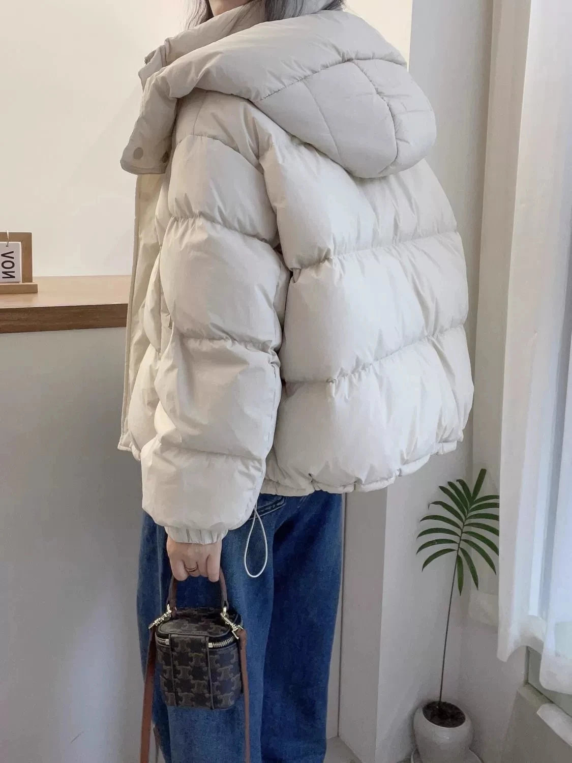 Women Autumn Winter Short Down Jacket 2025 New Plus Size Loose Cotton Padded Jacket Women Hooded Warm Casual Jacket Women Parkas