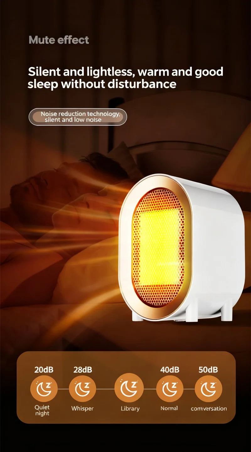 Portable Electric Heater Desktop Hand Warmer Space Warm Air Blower Mini Fan Heater For Dormitory Home Heaters Winter Heating Fan