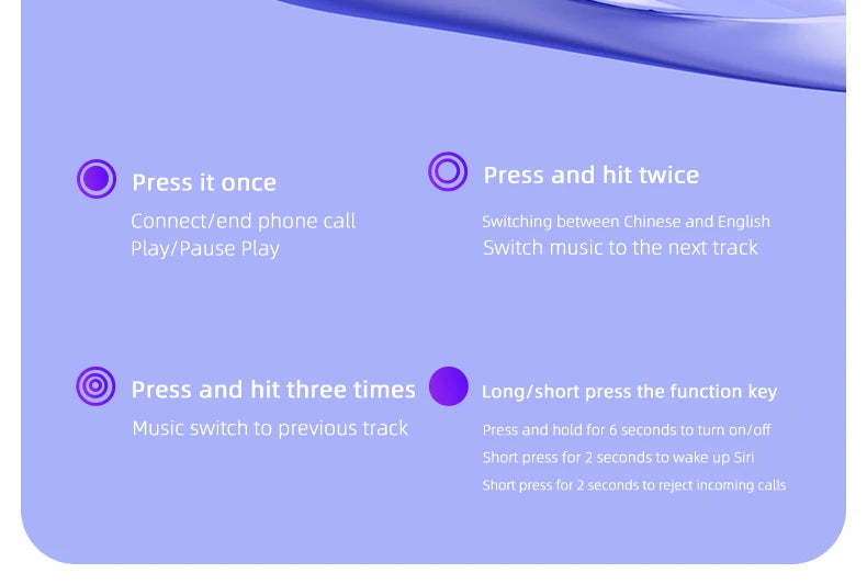 Digital Display Wireless Earphone New Bluetooth 5.4 Headset For Universal Phones Noise Cancelling Sports/Game/Drive Headphones