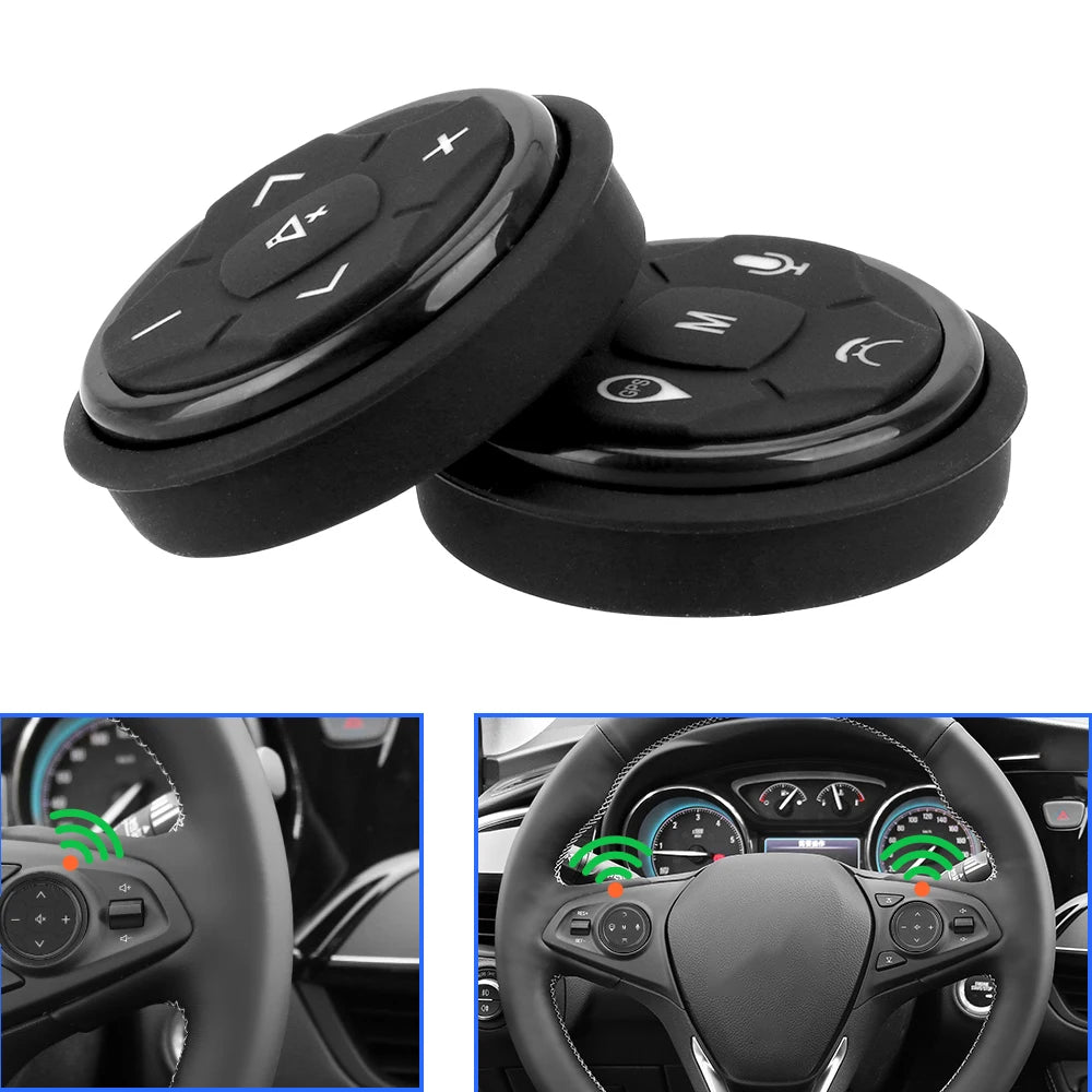 Car Accessories Music GPS Navigation Radio Remote Control Buttons Wireless Car Steering Wheel Controller