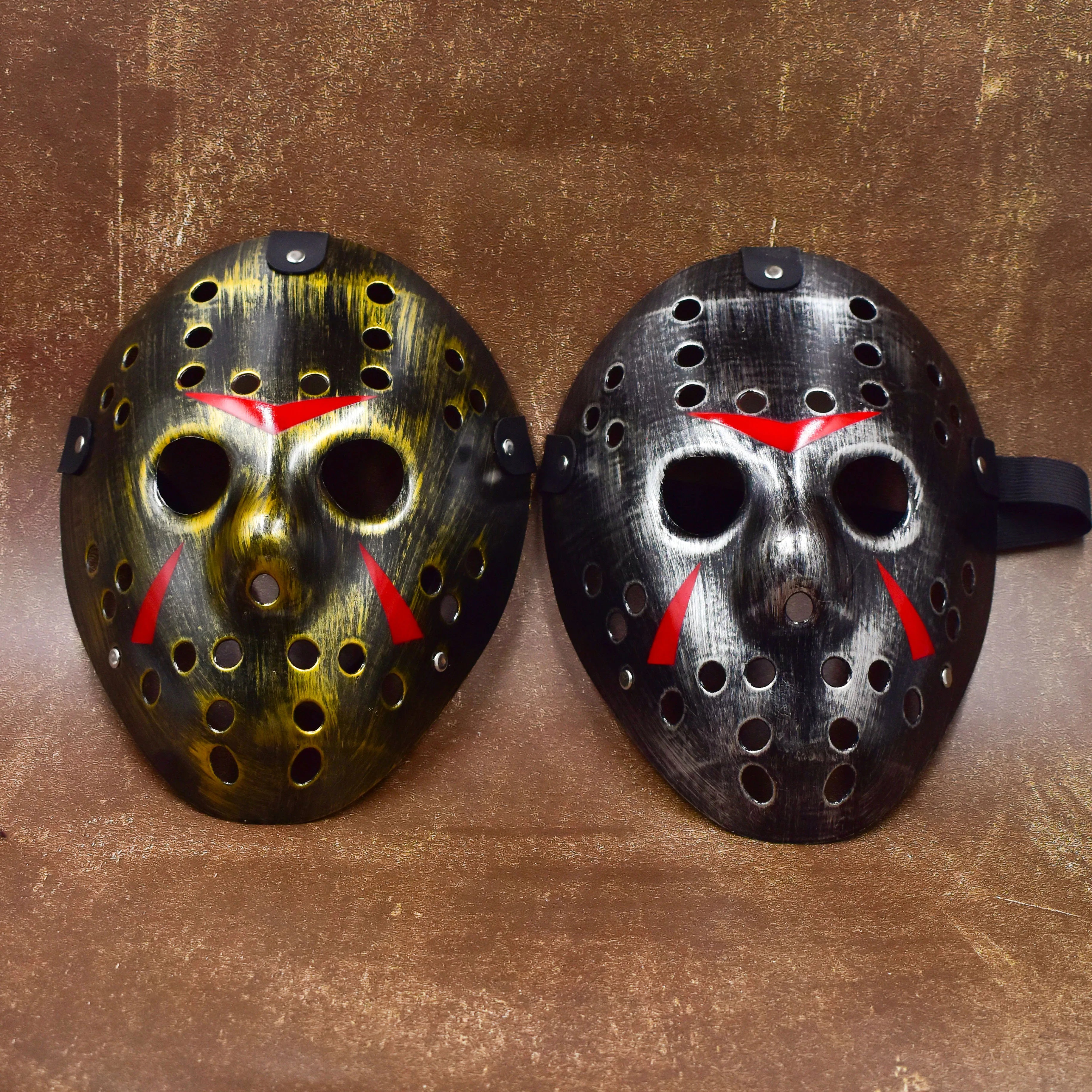 1PC Halloween Mask Makeup Ball Thickened Jason Mask Cosplay Funny Full Face Male Mask Performance Props