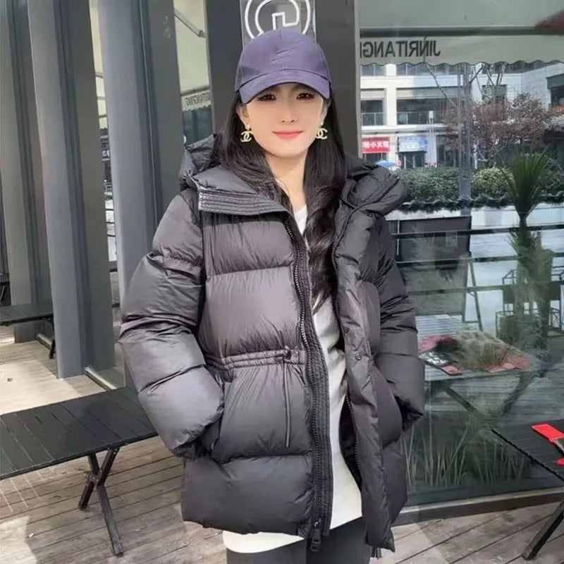 Women's Jacket 2025 New Winter Parkas Female Down Cotton Overcoat Hooded Casual Thick Warm Padded Short Coat Ladies Outwear Tops