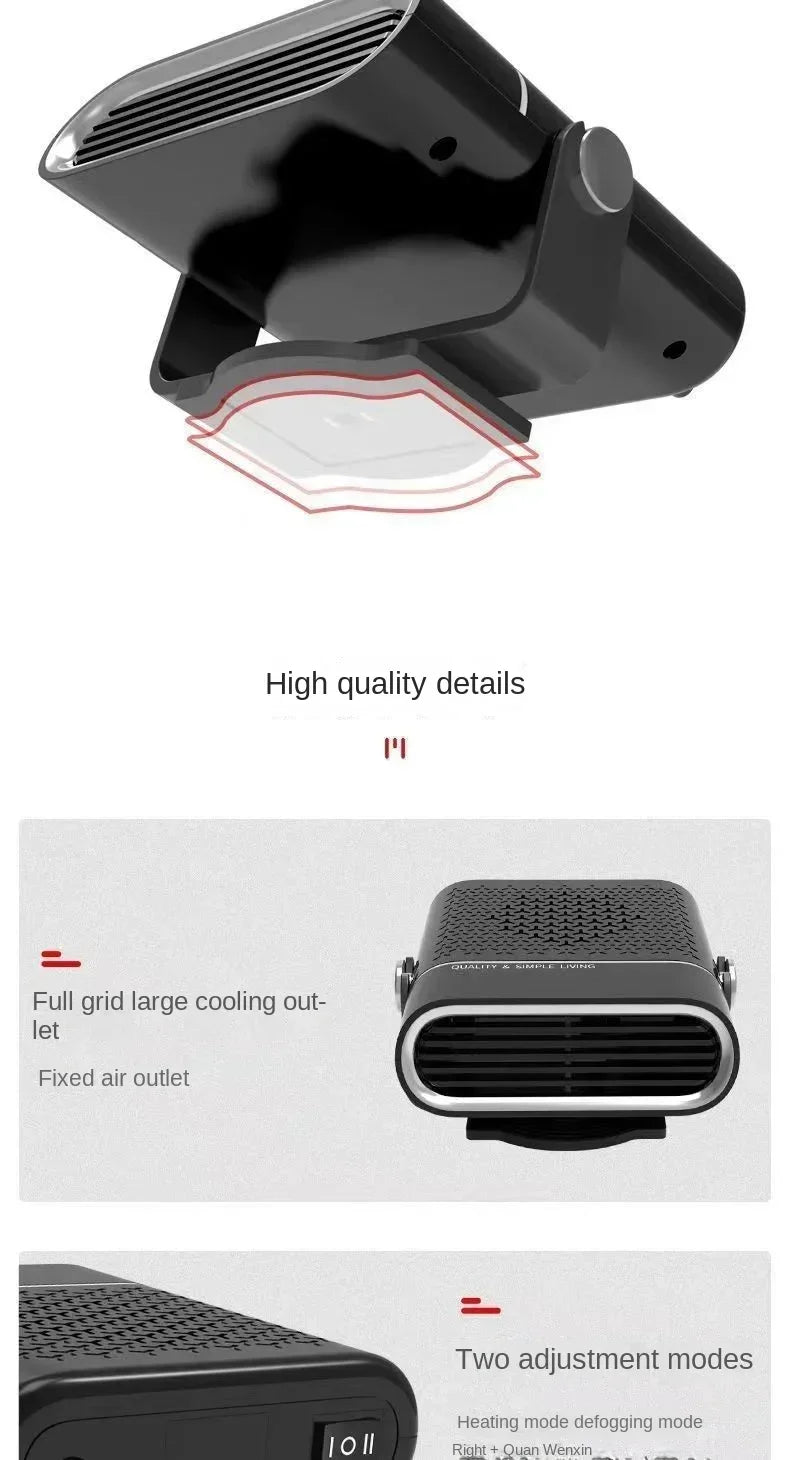 Car Heater 12V/24V Universal Windshield Defroster Defogger Heater Webasto Mini Autonomous Heater Suitable for Trucks and Cars