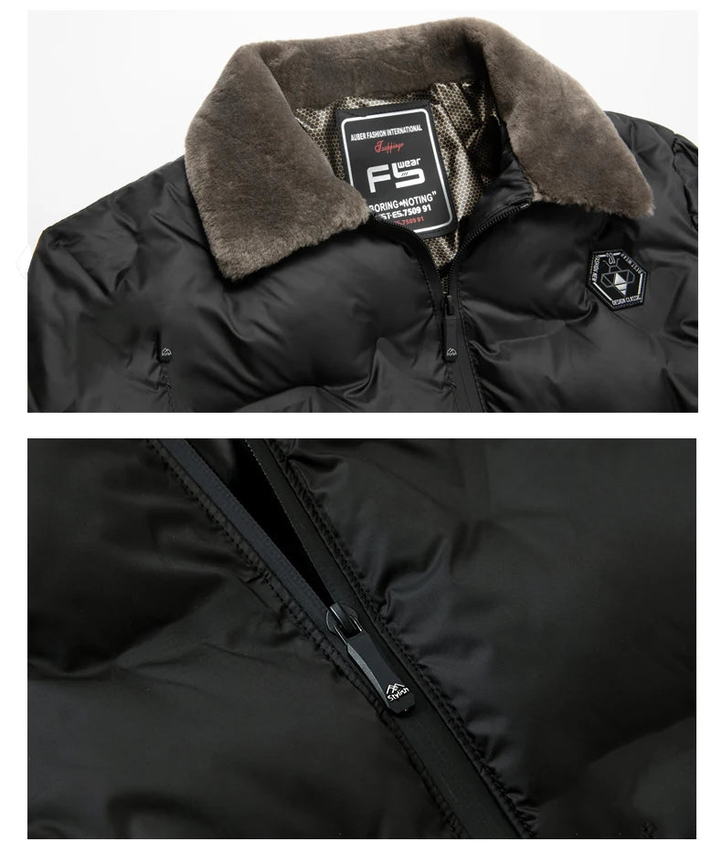 Male Jacket Men's Fashion Windbreaker Parka Coat Autumn Winter Overcoat Windproof Casual Warm Hombre New Streetwear Outdoors