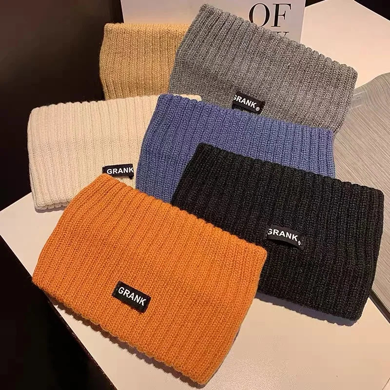 Autumn and winter sports knitted wool confinement hair band women's thermal cover headscarf hair accessories