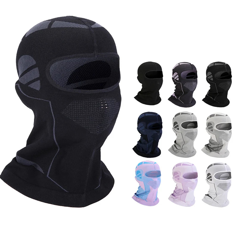 Winter Thermal Ski Balaclava Hats for Women Men Outdoor Full Face Mask Cold-Proof Cycling Head Neck Cover Helmet Liner Cap Scarf