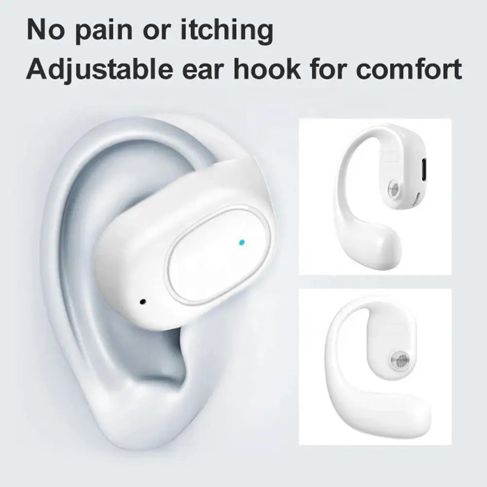 Bluetooth 5.3 Headphone Wireless Ear Hook Earphone HiFi Stereo Noise Reduction Headset HD Call Earbuds For Huawei