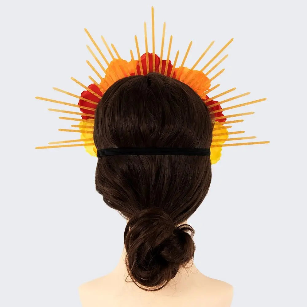 Halloween Mexican Day of The Dead Mask Full Mask Eye Mask Halloween Party Mask Headwear Three-dimensional Skull Mask Cosplay