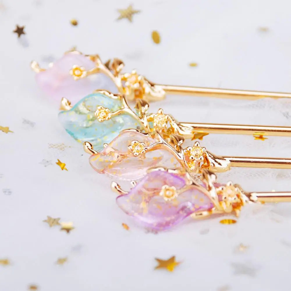 Female Women Hanfu Accessories Rhinestone Chinese Style Metal Hair Accessories Hair Chopsticks Hair Stick Metal Hairpin