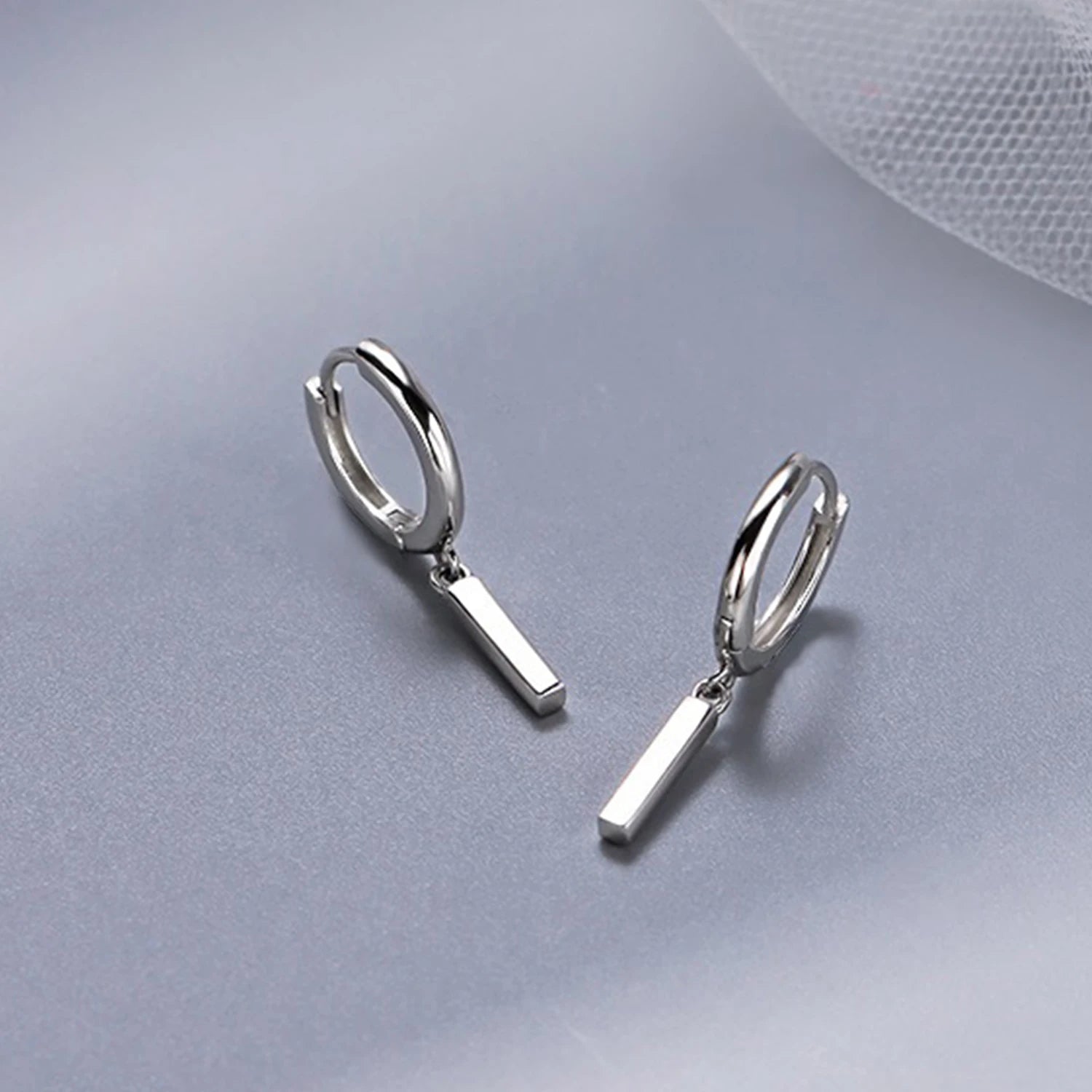 Accessories For Women Geometric Long Pendant Earrings For Women Punk Party Ear Buckle Square Stick Earring Jewelry Gift Pendient