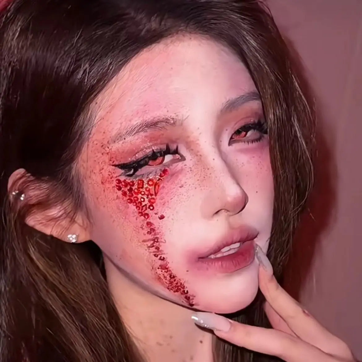 Halloween Fake Makeup Blood DIY Cosplay Prank Emulation Props Person Plasma Horror Festival Party Decorations 30/60/100/200ML