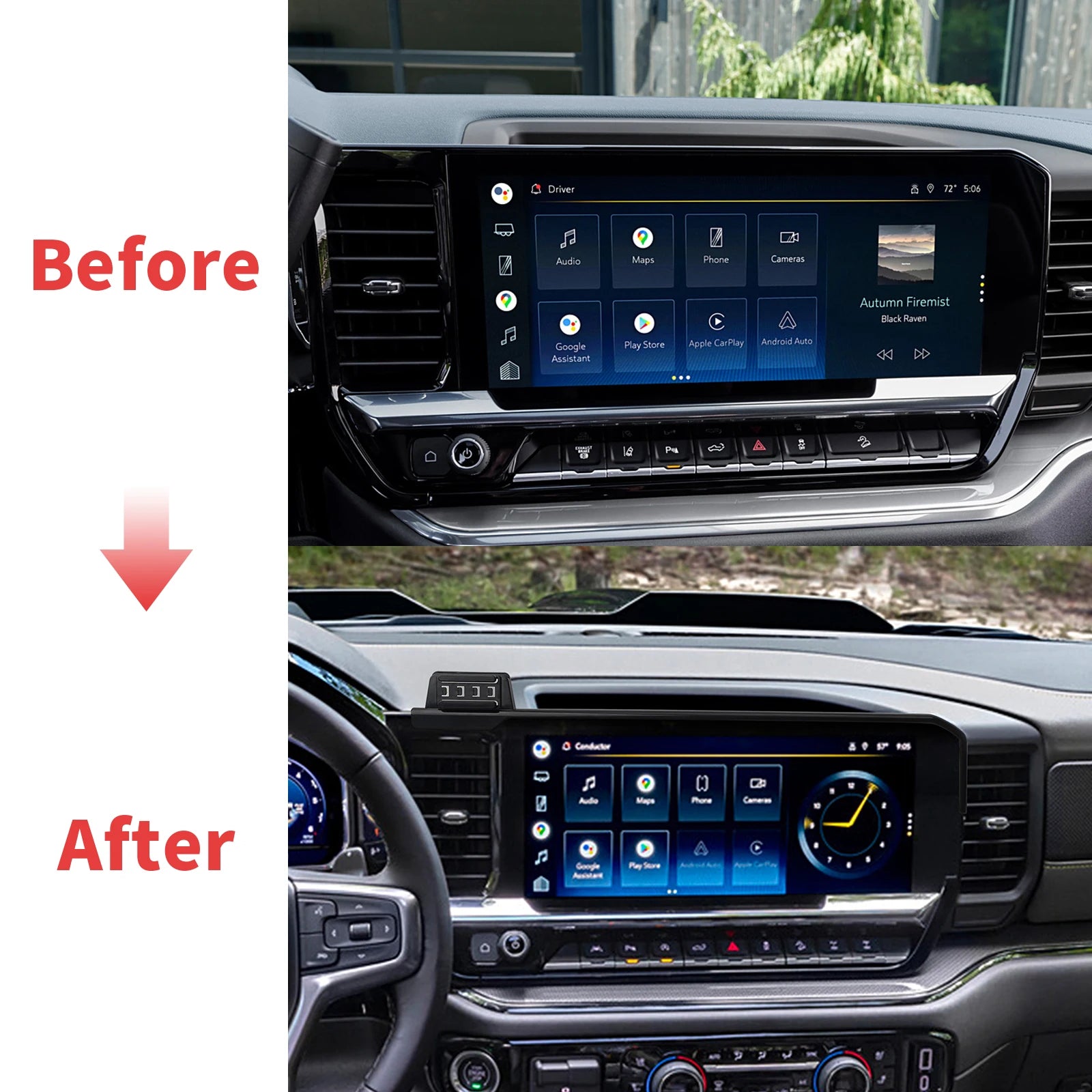 Car Mobile Phone Holderfor Chevy Chevrolet Silverado 2022 2023 2024 2025 GPS Bracket Navigation Stand Auto Accessories