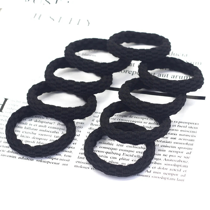 20PCS High Elasticity Fashion Hair Rope High Elasticity Jacquard Pattern Hair Ring Fashion Women's Headband Hair Accessories