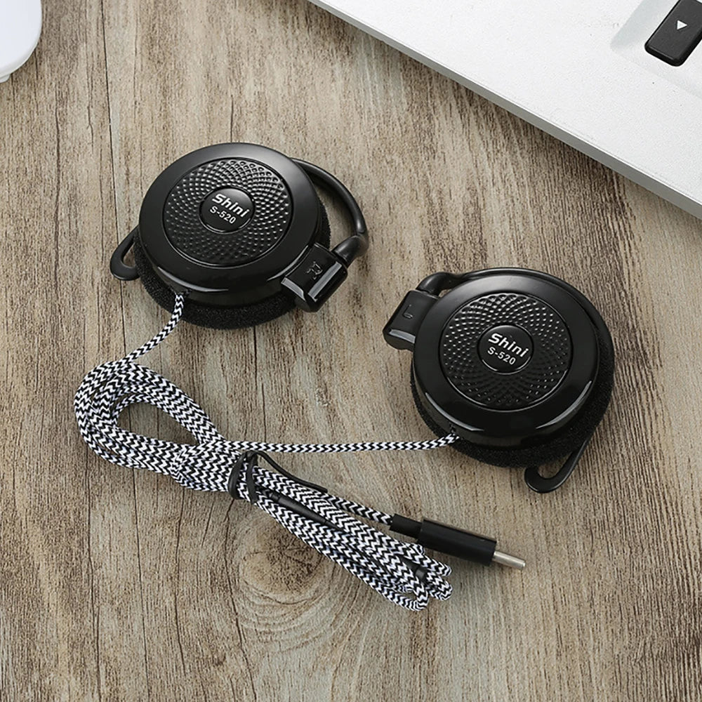 On-Ear Wired Headphones Universal Type-C Wired Music Headphones Drop-proof Earbuds Portable Sports Headphones