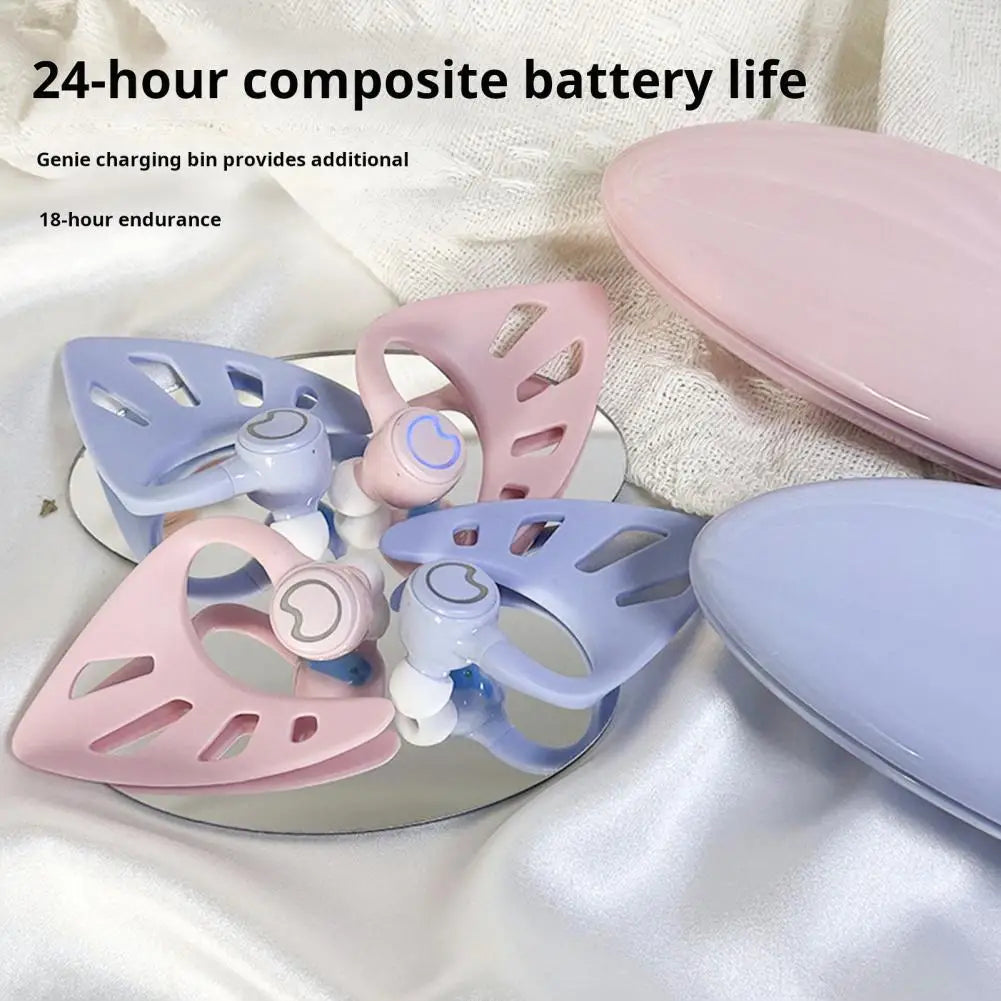 Earphone Earphone Wireless Elf Ear Headphones with Stereo Sound Stable Connection Noise Reduction Bluetooth-compatible for An