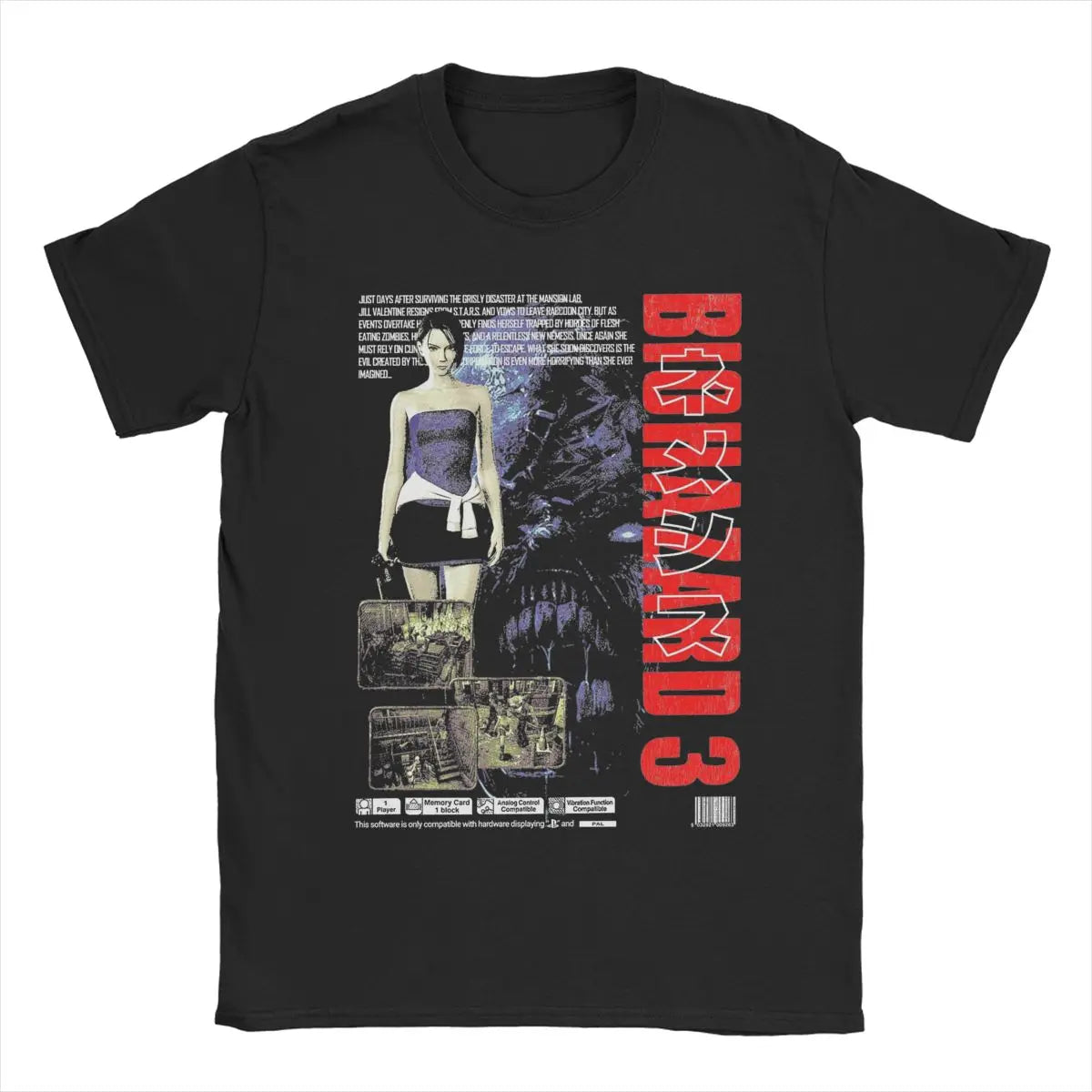 Men's T-Shirt Great Model Residents Evils Umbrella Corporations Cotton Tee Shirt Short Sleeve T Shirts O Neck Clothes