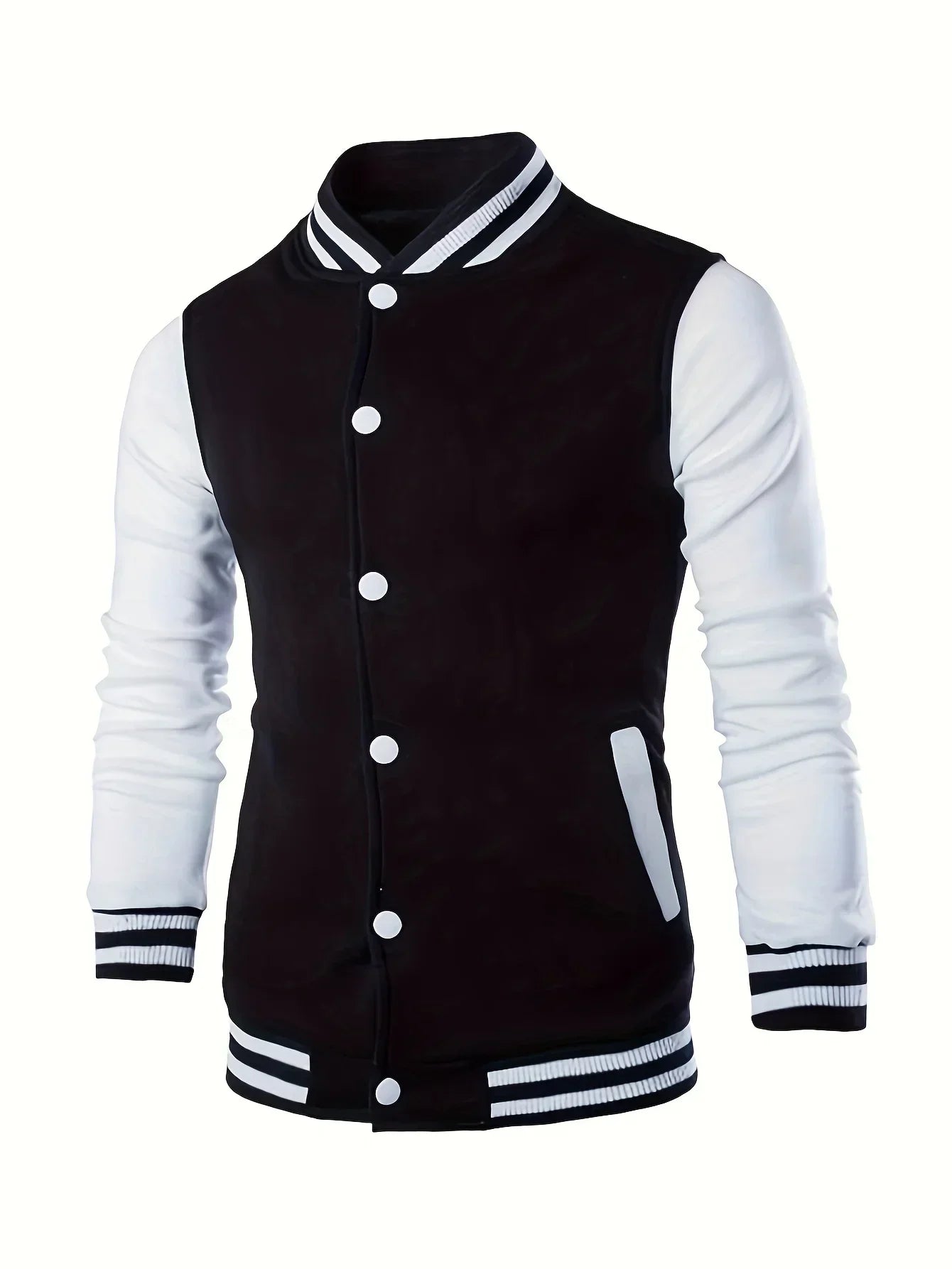 Women's Men Baseball Jacket Autumn Winter Coats Fleece O-Neck Streetwear Hoodies Pullover Sweatshirt Tracksuit Clothing Unisex