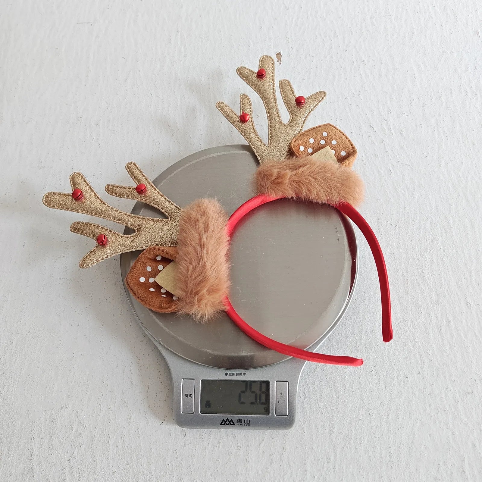 Christmas Gift Christmas Headband Christmas Head Buckle Antler Headband Holiday Party Dress Up Plush Headband for Christmas