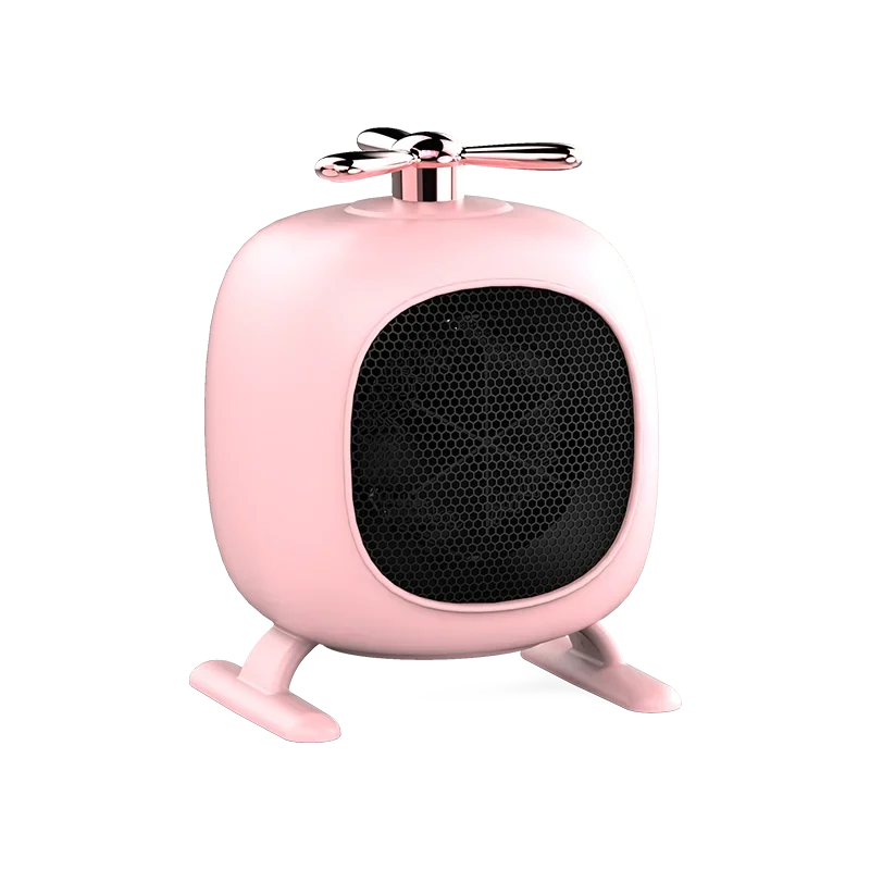 Mini portable heater novelty little cute low noise desktop room portable plug-in electric fan heater home home office winter