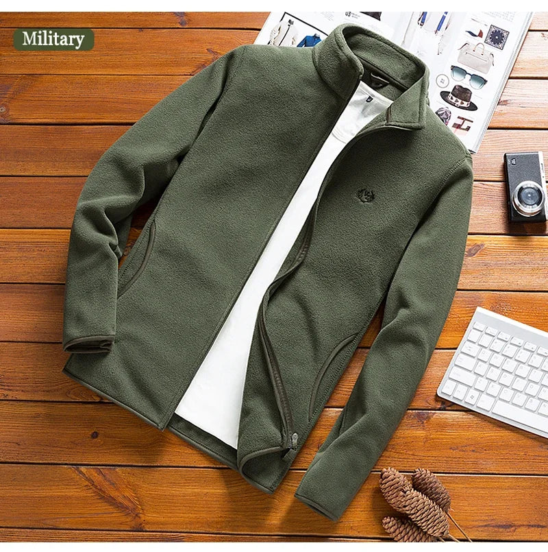 Man Fleece Tactical Softshell Jacket Outwear Windbreaker Thermal Sporting Male Tourism Mountain Coats Men Army Jackets